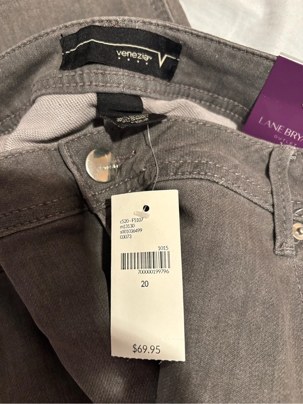 Lane Bryant Gray Skinny Jeans - Exclusive Fit